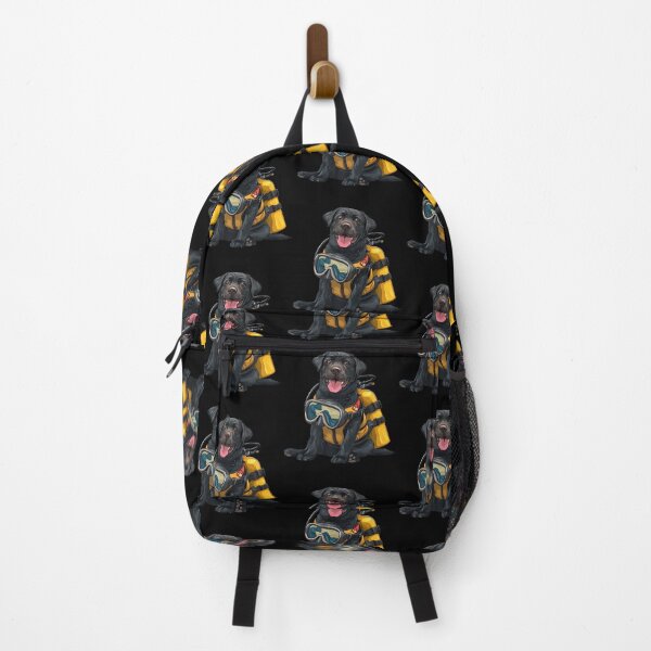 Item preview, Funny Black Lab Dog Wearing Scuba Diving Gear designed and sold by pfanodlnazb.
