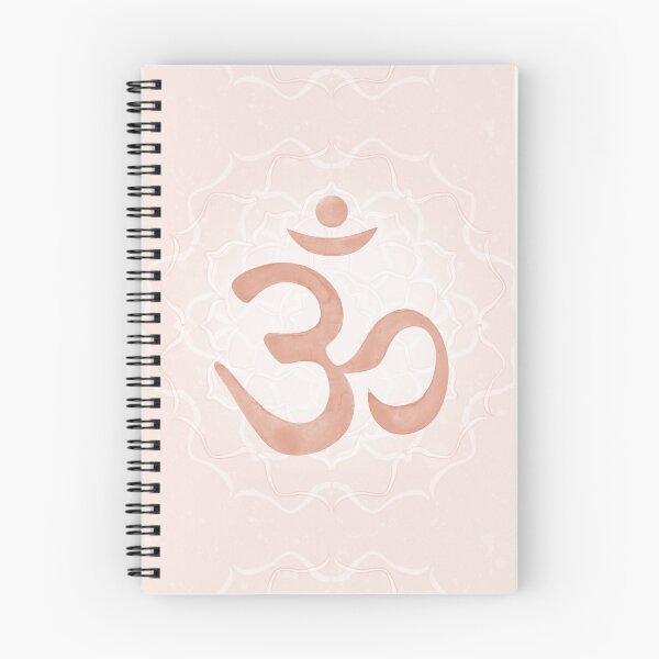 Item preview, OM Mandala Light Watercolor Bija - Coral designed and sold by Irene Estelle.