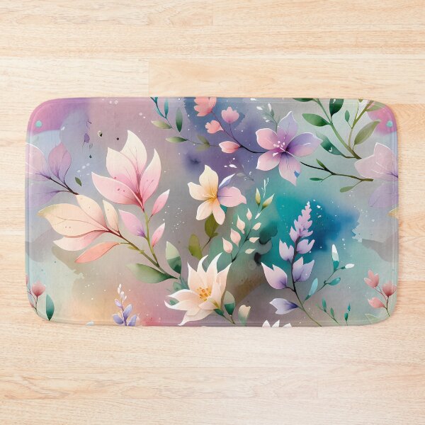 Item preview, Watercolor Pastel Flowers - Dreamy Garden Design designed and sold by Blooms & Paws Haven .