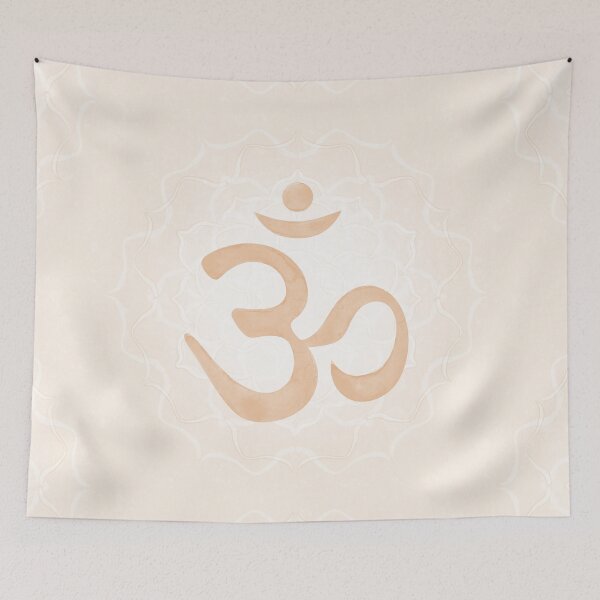 Item preview, OM Mandala Light Watercolor Bija - Melon designed and sold by Irene Estelle.