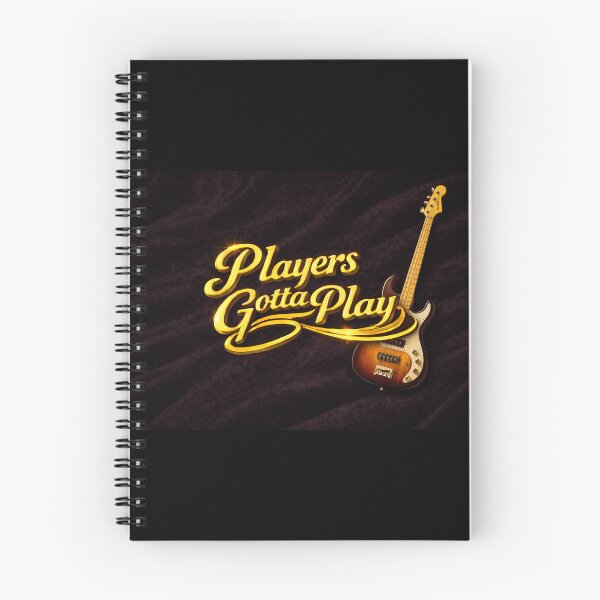 Item preview, Players Gotta Play – Electric Bass Edition designed and sold by MySheetMusicArt.