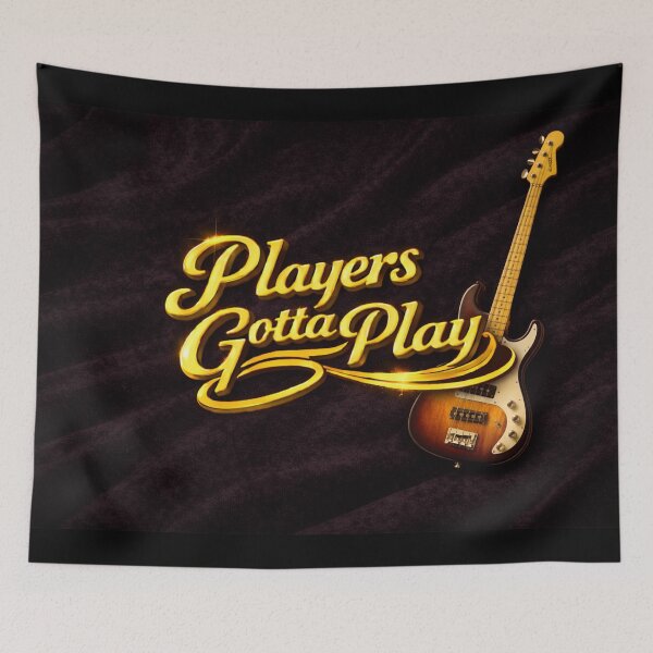 Item preview, Players Gotta Play – Electric Bass Edition designed and sold by MySheetMusicArt.