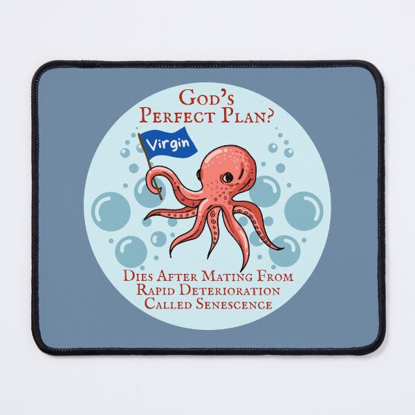 Item preview, God's Perfect Plan? - Octopus - Atheist Animals designed and sold by EvergreenRevolt.
