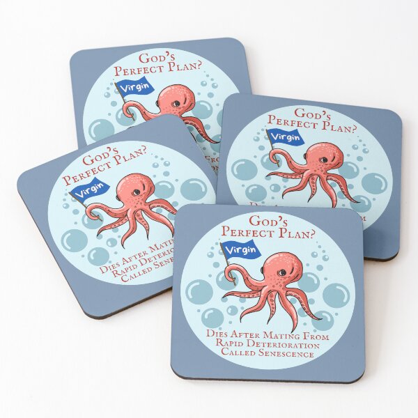 Item preview, God's Perfect Plan? - Octopus - Atheist Animals designed and sold by EvergreenRevolt.
