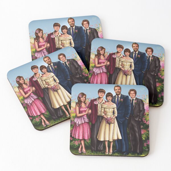 Item preview, Jopper Wedding Family Portrait (with El) designed and sold by abcheeseburger.