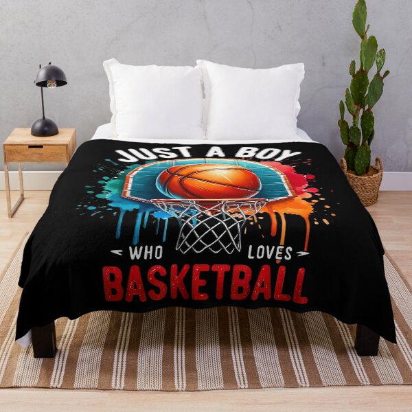 Item preview, Just A Boy Who Loves Basketball Funny Sports Boys Player Fan designed and sold by prabuniard.