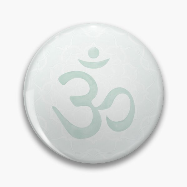 Item preview, OM Mandala Light Watercolor Bija - Mint designed and sold by Irene Estelle.