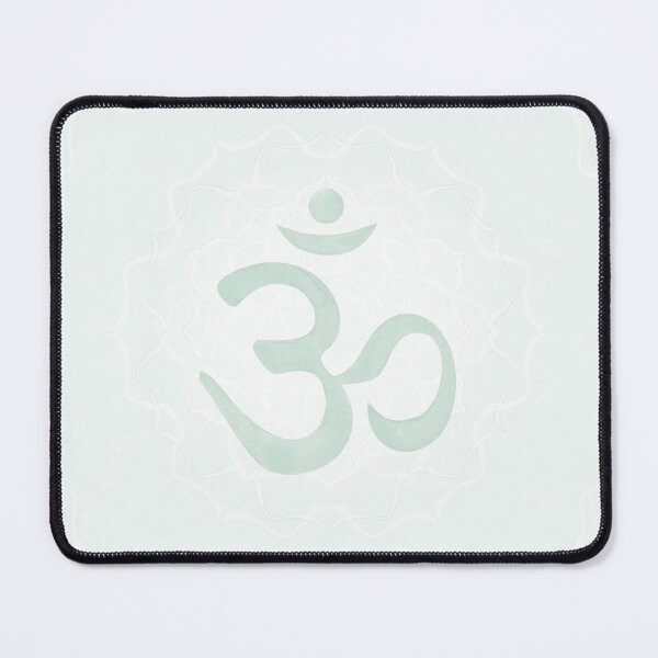 Item preview, OM Mandala Light Watercolor Bija - Mint designed and sold by Irene Estelle.