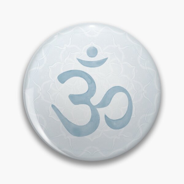 Item preview, OM Mandala Light Watercolor Bija - Sky designed and sold by Irene Estelle.