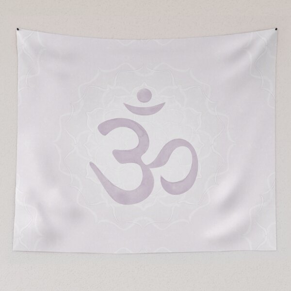 Item preview, OM Mandala Light Watercolor Bija - Dust designed and sold by Irene Estelle.