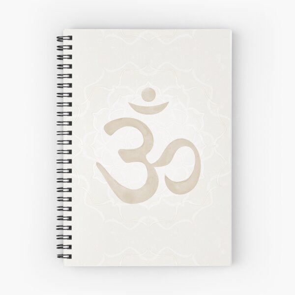 Item preview, OM Mandala Light Watercolor Bija - Dove designed and sold by Irene Estelle.