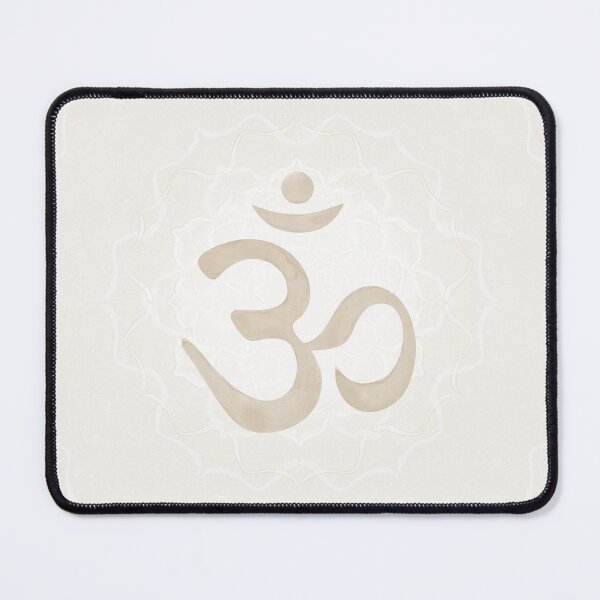 Item preview, OM Mandala Light Watercolor Bija - Dove designed and sold by Irene Estelle.