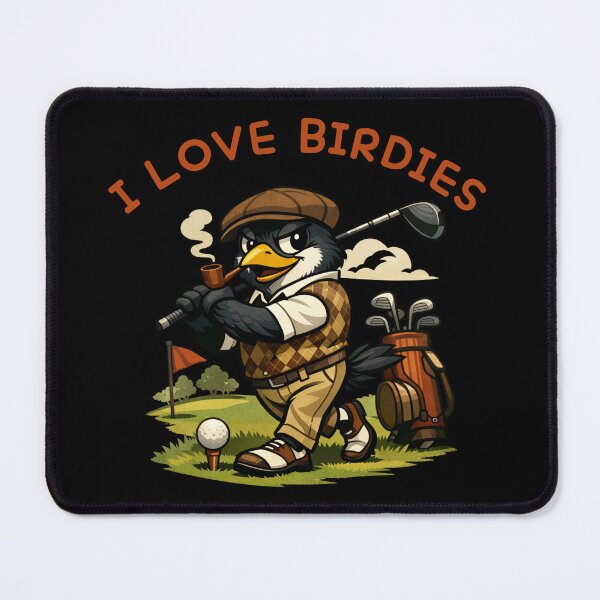 Item preview, I Love Birdies Golf Bird designed and sold by pUNKnown.