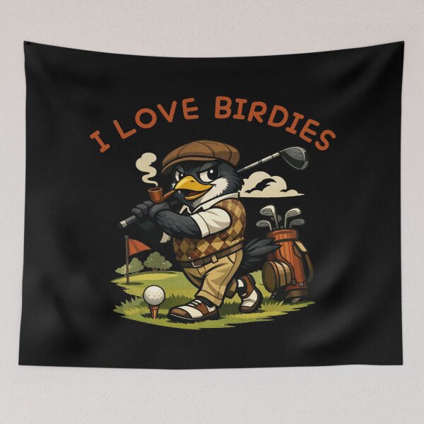 Item preview, I Love Birdies Golf Bird designed and sold by pUNKnown.