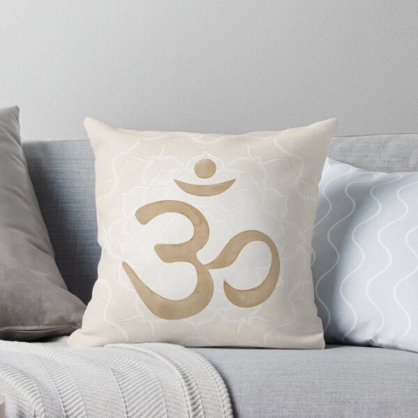 Item preview, OM Mandala Light Watercolor Bija - Fawn designed and sold by Irene Estelle.