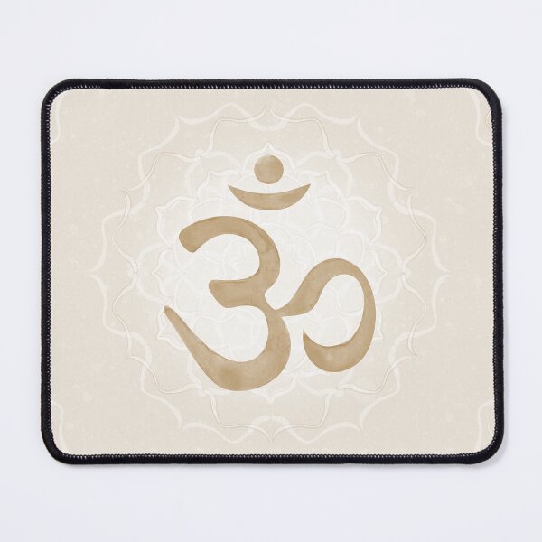 Item preview, OM Mandala Light Watercolor Bija - Fawn designed and sold by Irene Estelle.