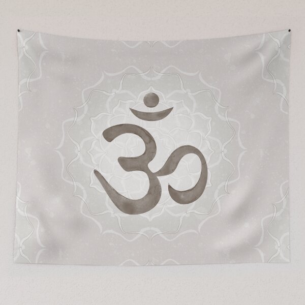 Item preview, OM Mandala Light Watercolor Bija - Earth designed and sold by Irene Estelle.