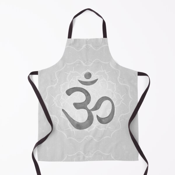 Item preview, OM Mandala Light Watercolor Bija - Slate designed and sold by Irene Estelle.