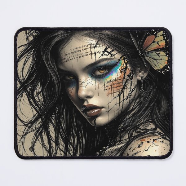 Item preview, Cracked Spectrum: Butterfly Beneath the Ink designed and sold by Insomnia Art Designs.