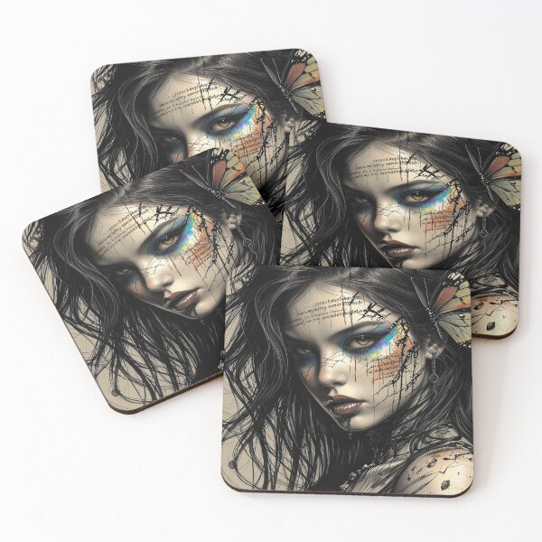 Item preview, Cracked Spectrum: Butterfly Beneath the Ink designed and sold by Insomnia Art Designs.