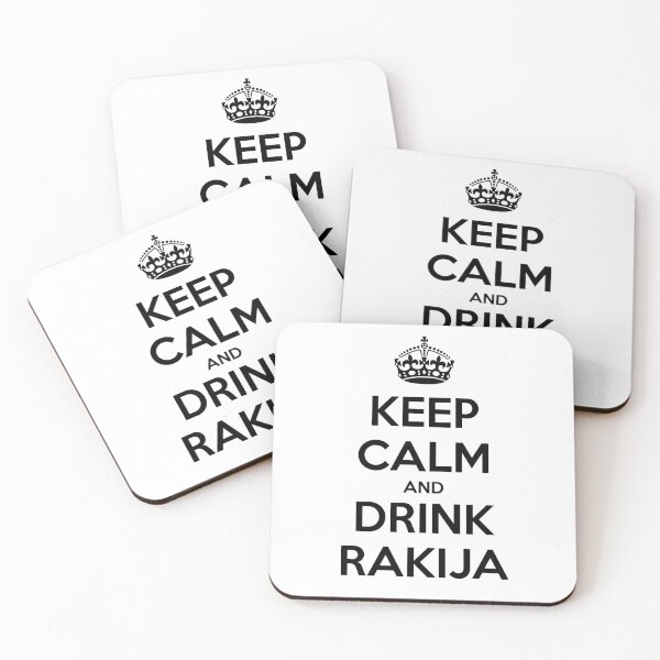Item preview, Keep Calm and Drink Rakija designed and sold by Ajoj Supply Co..