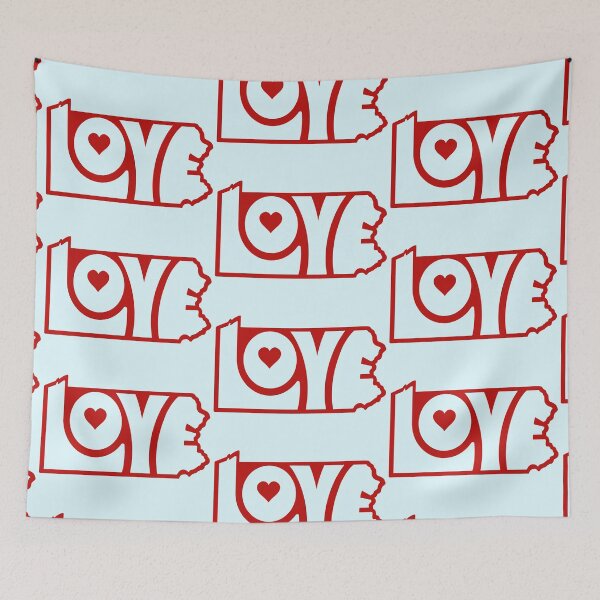 Item preview, Pennsylvania Love -State Outline designed and sold by statecrafted.