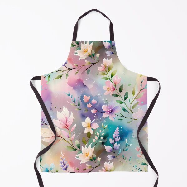 Item preview, Watercolor Pastel Flowers - Dreamy Garden Pattern Design designed and sold by Blooms & Paws Haven .