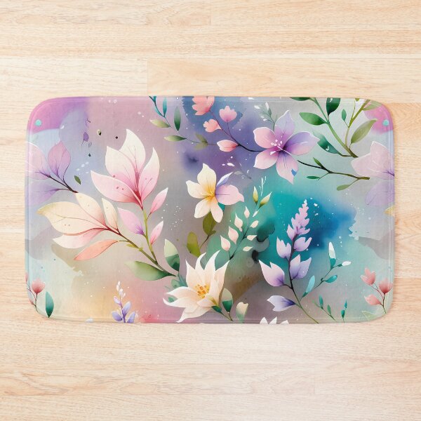Item preview, Watercolor Pastel Flowers - Dreamy Garden Pattern Design designed and sold by Blooms & Paws Haven .