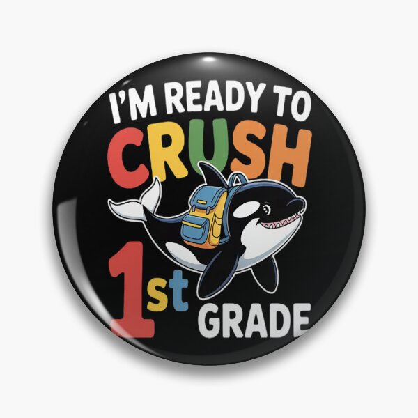Item preview, Back To School I'm Ready To Crush 1st Grade Orca Whale designed and sold by StuffNestie.