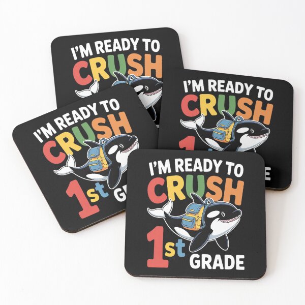 Item preview, Back To School I'm Ready To Crush 1st Grade Orca Whale designed and sold by StuffNestie.