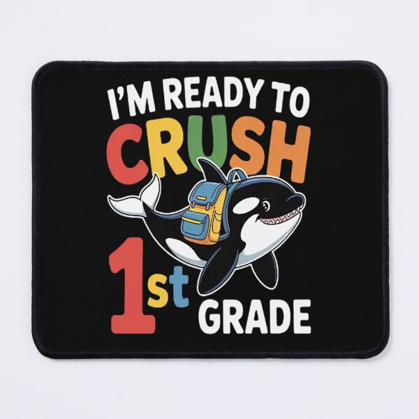 Item preview, Back To School I'm Ready To Crush 1st Grade Orca Whale designed and sold by StuffNestie.