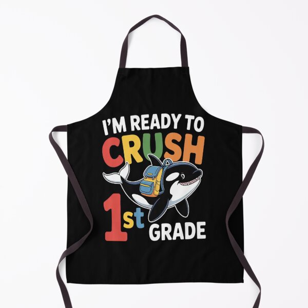 Item preview, Back To School I'm Ready To Crush 1st Grade Orca Whale designed and sold by StuffNestie.
