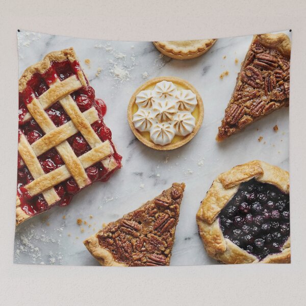 Item preview, Rustic Sweet & Savory Pie Knolling Flat Lay designed and sold by SavinMercantile.