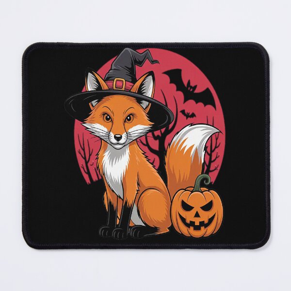 Item preview, Cute Fox Witch Halloween Pumpkin Moon designed and sold by StuffNestie.