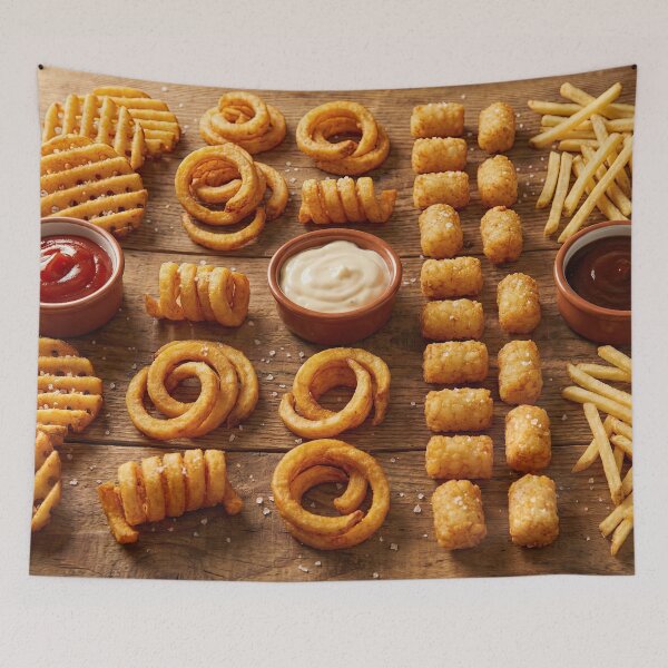 Item preview, The Ultimate Potato Snack Board Knolling designed and sold by SavinMercantile.