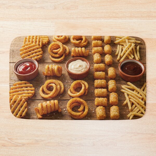 Item preview, The Ultimate Potato Snack Board Knolling designed and sold by SavinMercantile.