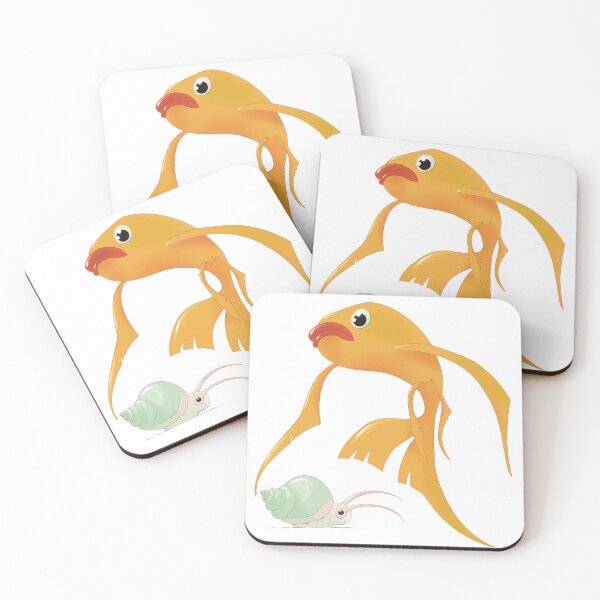 Item preview, Goldfish and sea snail  designed and sold by pauli.