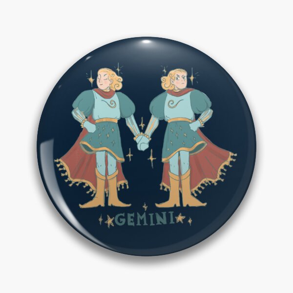 Item preview, Gemini Medieval Starry Twin Design designed and sold by theplanetsoup.