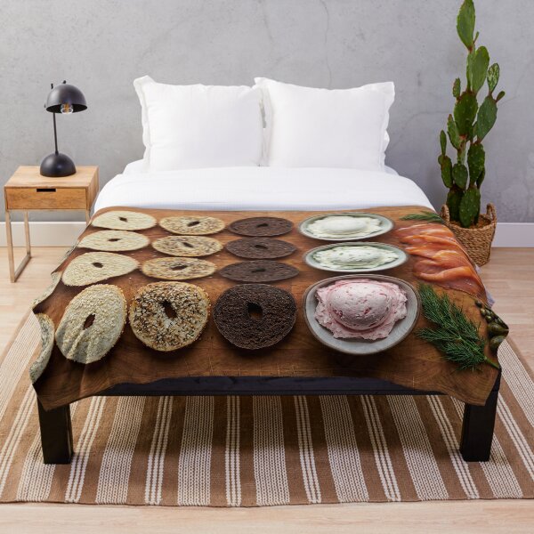 Item preview, Gourmet Bagel & Lox Brunch Board Knolling designed and sold by SavinMercantile.