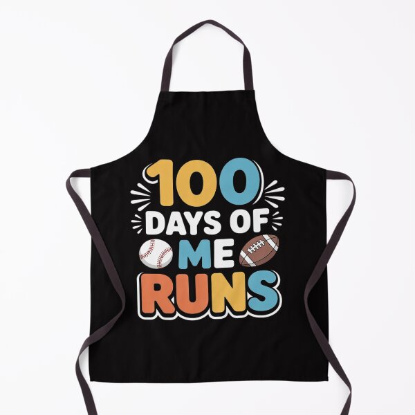 Item preview, 100 Days Of Me Runs Baseball Football School designed and sold by jewellmeyers.