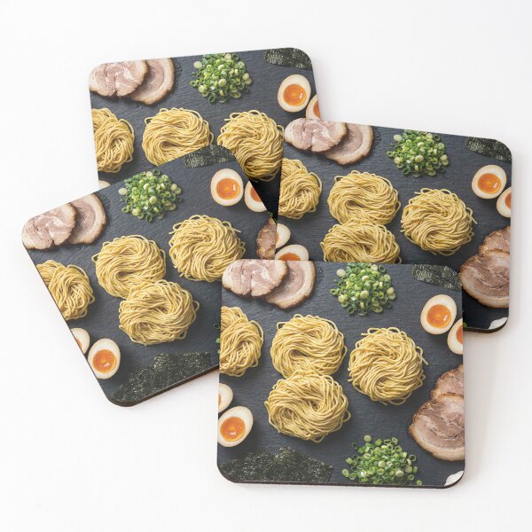 Item preview, Deconstructed Japanese Ramen Ingredients Knolling designed and sold by SavinMercantile.