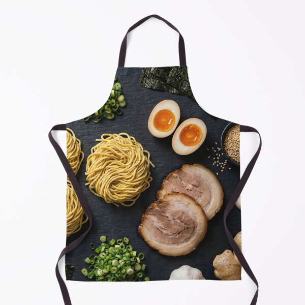 Item preview, Deconstructed Japanese Ramen Ingredients Knolling designed and sold by SavinMercantile.