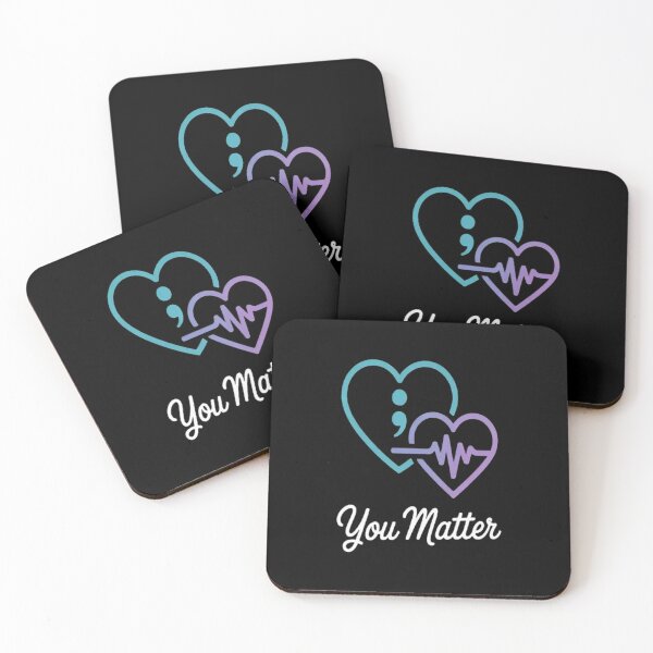 Item preview, You Matter Suicide Prevention Awareness Teal Purple Heart designed and sold by StuffNestie.
