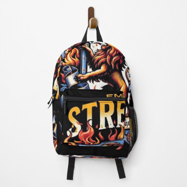 Item preview, Unleash the Lion Within Dual Lions and Flames Fitness Design designed and sold by GenZFashion000.
