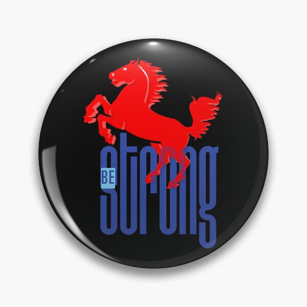 Item preview, Be Strong Motivational Horse  – Year of the Horse 2026 designed and sold by Molly's Bold Brush.