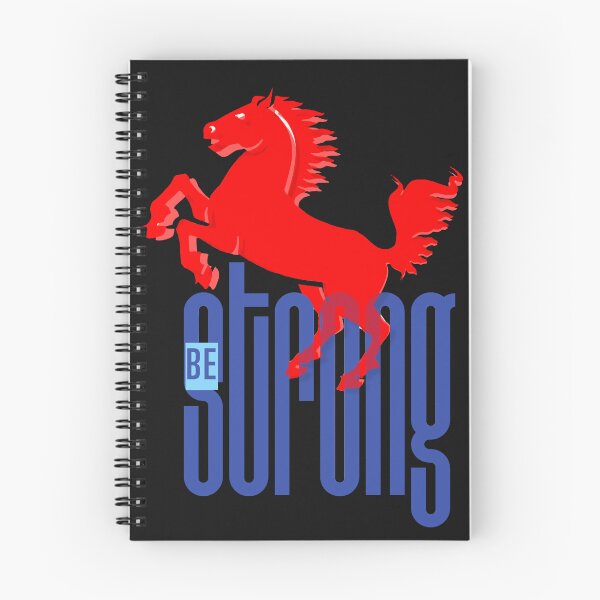 Item preview, Be Strong Motivational Horse  – Year of the Horse 2026 designed and sold by Molly's Bold Brush.