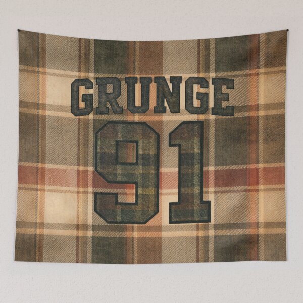 Item preview, Grunge Era Seattle Flannel designed and sold by KinshipThings.
