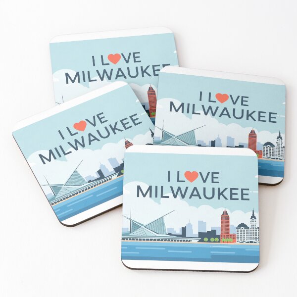 Item preview, I Love Milwaukee  City designed and sold by VerizalShop.