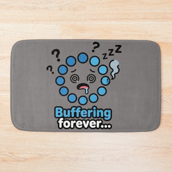 Item preview, Buffering Forever... - Dizzy Loading Spinner Sticker designed and sold by Sassy Cult.