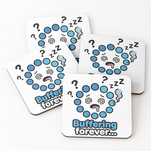 Item preview, Buffering Forever... - Dizzy Loading Spinner Sticker designed and sold by Sassy Cult.